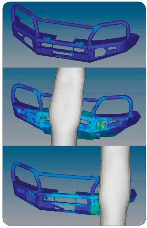 Тестирование бампера ARB