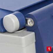 Надежное крепление верхней крышки